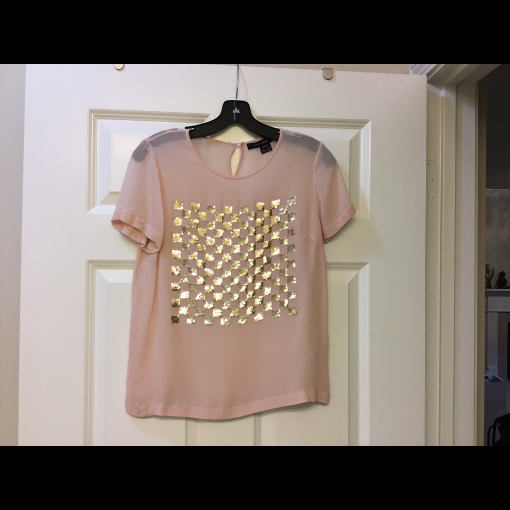 French Connection sequin top